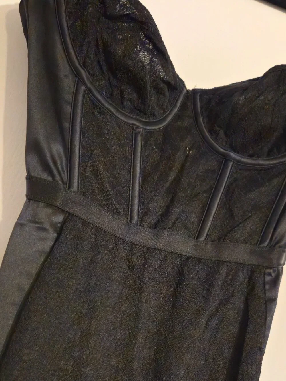 Victoria's Secret Archives Monogram Corset Dress (L)